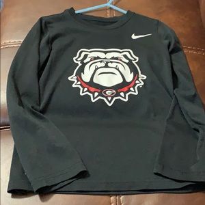 Boys Nike Georgia Bulldog LS